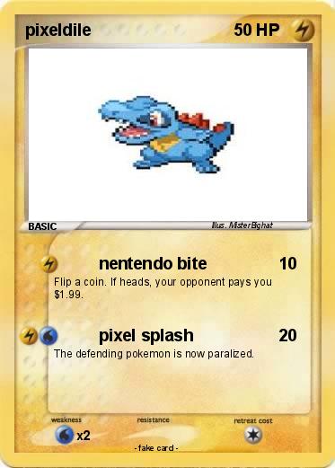 Pokemon pixeldile