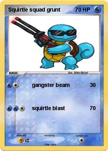 Pokemon Squirtle squad grunt