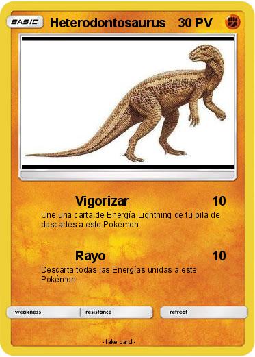 Pokemon Heterodontosaurus