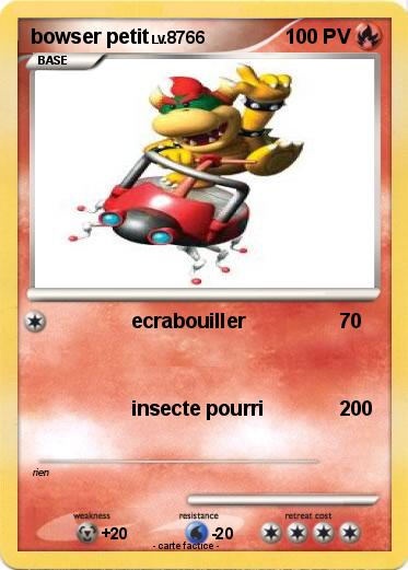 Pokemon bowser petit