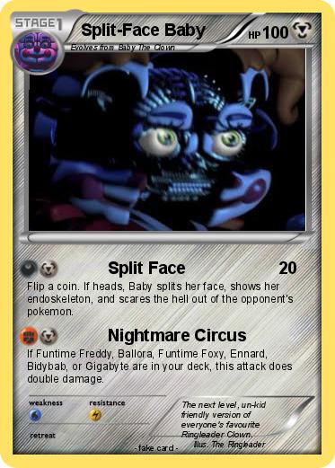 Pokemon Split-Face Baby
