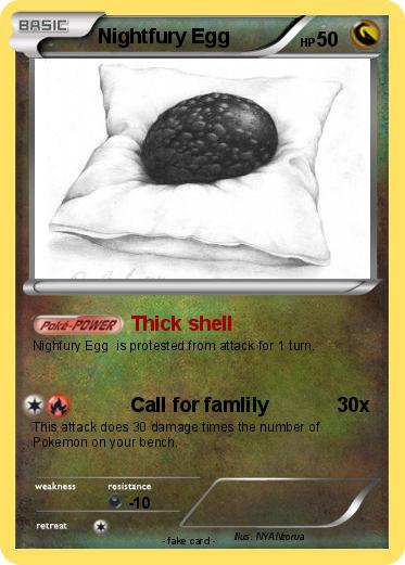 Pokemon Nightfury Egg