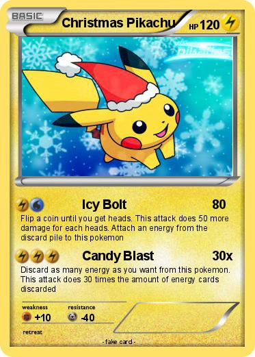Pokemon Christmas Pikachu