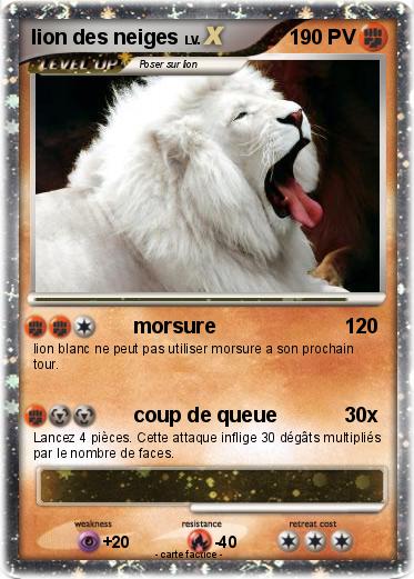 Pokemon lion des neiges