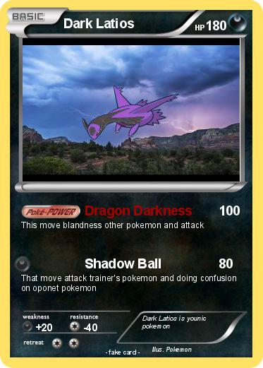 Pokemon Dark Latios