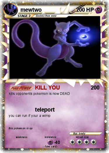 Pokemon mewtwo