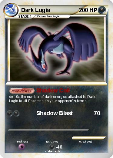 Pokemon Dark Lugia