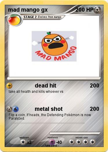 Pokemon mad mango gx