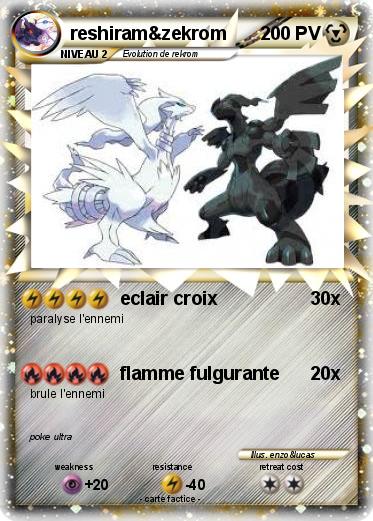 Pokemon reshiram&zekrom