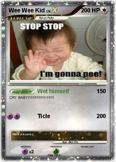 Pokemon Wee Wee Kid