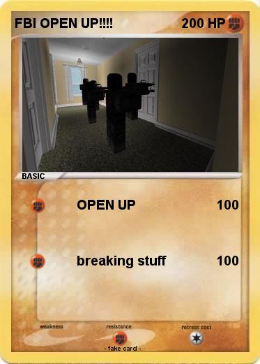 Pokemon FBI OPEN UP!!!!