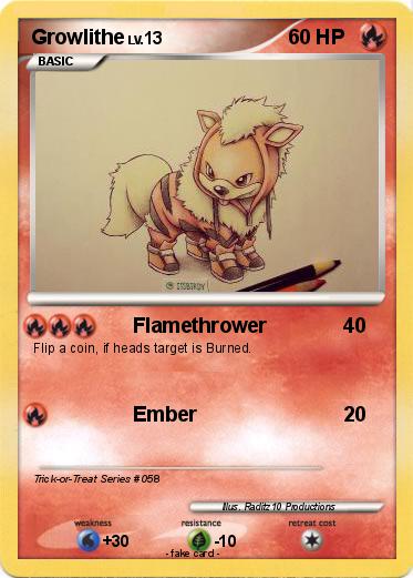 Pokemon Growlithe