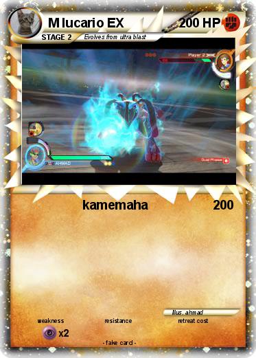 Pokemon M lucario EX