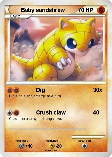 Pokemon Baby sandshrew