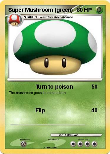Pokemon Super Mushroom (green)