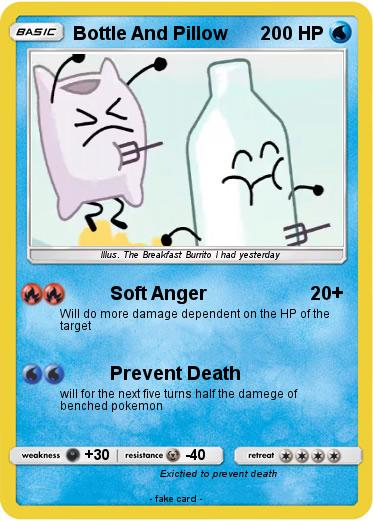 Pokemon Bottle And Pillow