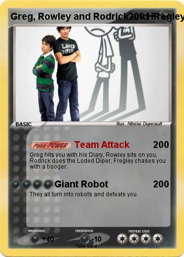 Pokemon Greg, Rowley and Rodrick and Fregley
