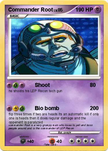 Pokemon Commander Root