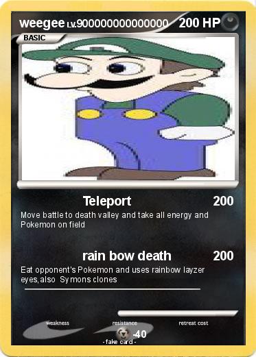 Pokemon weegee