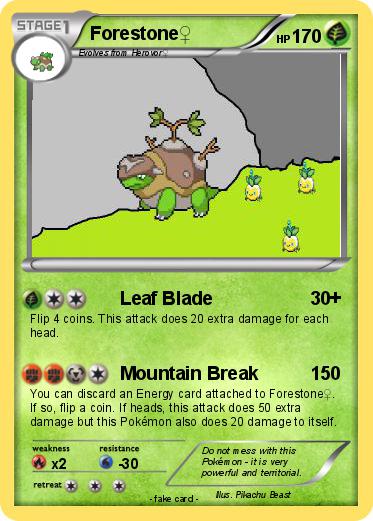 Pokemon Forestone♀