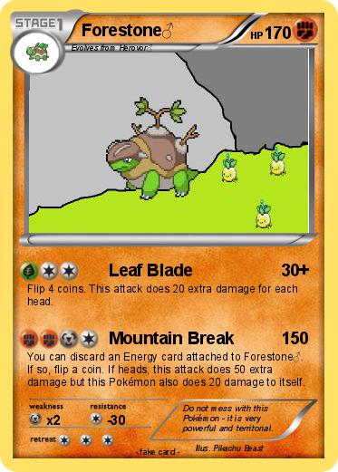 Pokemon Forestone♂
