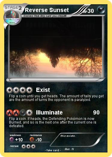 Pokemon Reverse Sunset