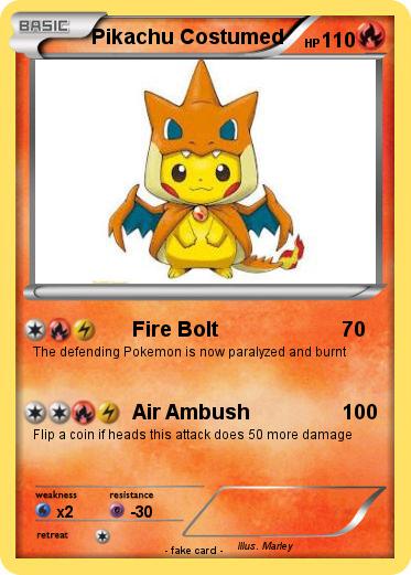 Pokemon Pikachu Costumed