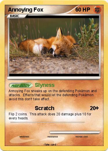 Pokemon Annoying Fox