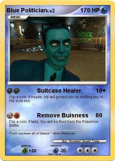 Pokemon Blue Politician
