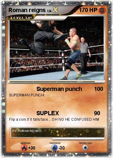 Pokemon Roman reigns