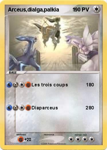 Pokemon Arceus,dialga,palkia         1