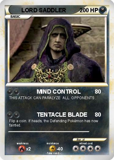 Pokemon LORD SADDLER