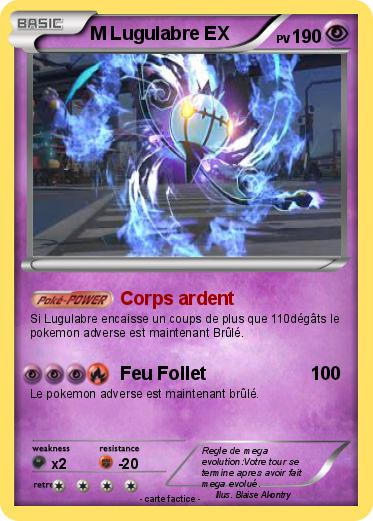 Pokemon M Lugulabre EX
