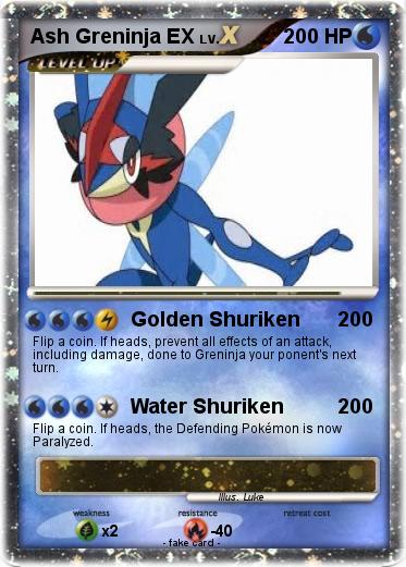 Pokemon Ash Greninja EX