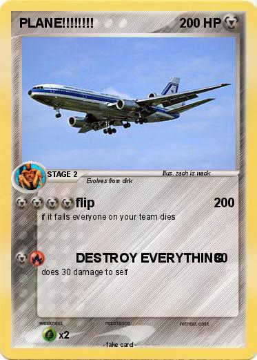 Pokemon PLANE!!!!!!!!
