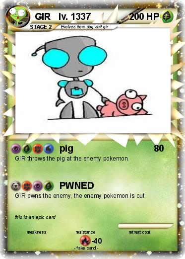 Pokemon GIR   lv. 1337