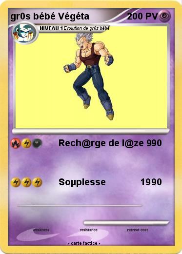 Pokemon gr0s bébé Végéta