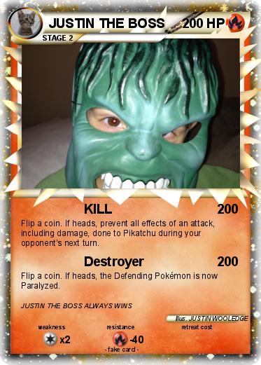 Pokemon JUSTIN THE BOSS