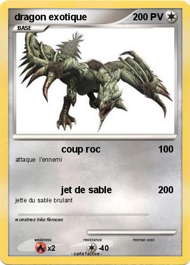 Pokemon dragon exotique