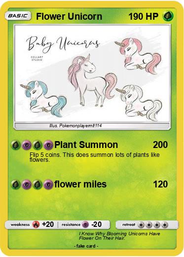 Pokemon Flower Unicorn