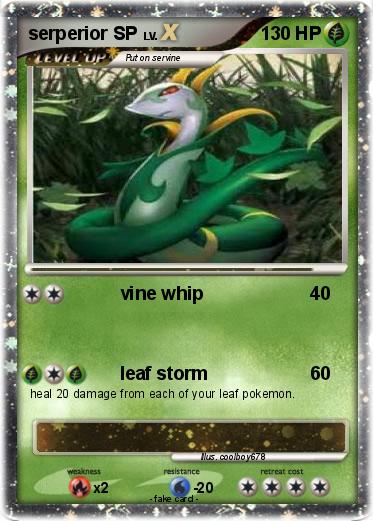 Pokemon serperior SP