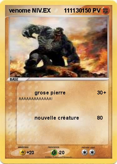 Pokemon venome NIV.EX        111130
