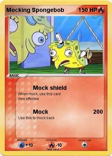 Pokemon Mocking Spongebob