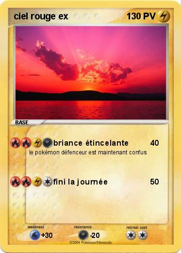 Pokemon ciel rouge ex
