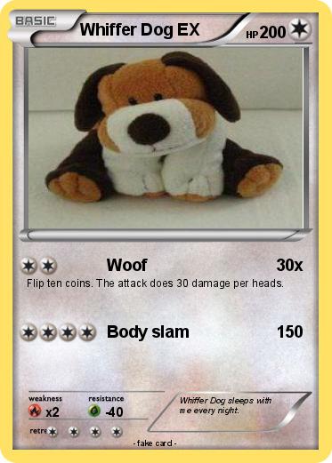 Pokemon Whiffer Dog EX