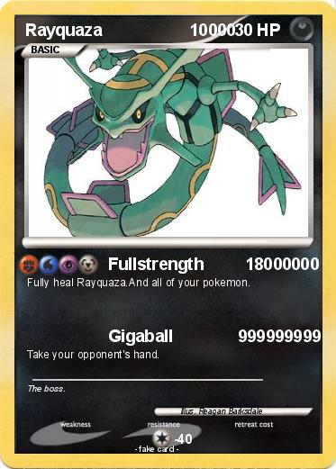 Pokemon Rayquaza                   10000