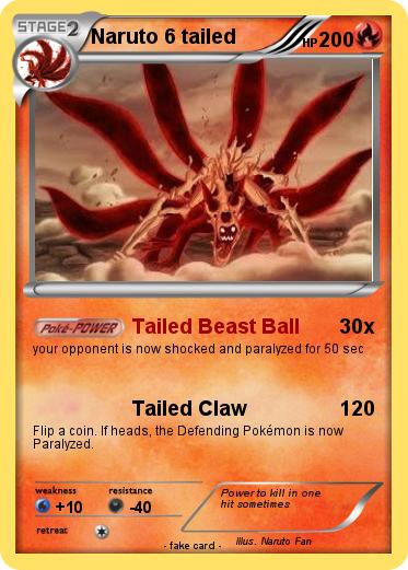 Pokemon Naruto 6 tailed