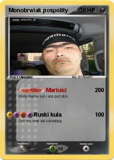 Pokemon Monobrwiak pospolity