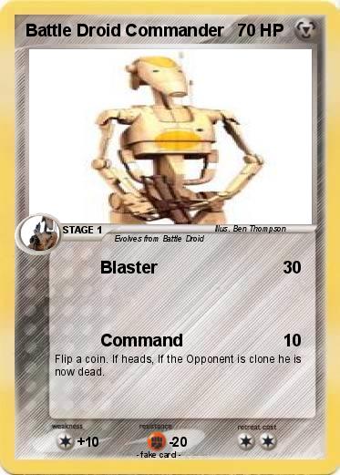Pokemon Battle Droid Commander