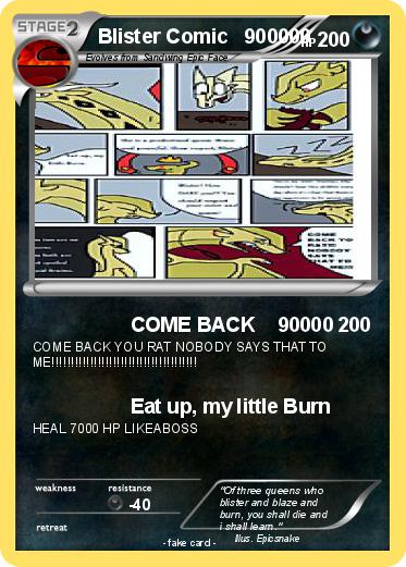 Pokemon Blister Comic   900000